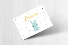 Konijntje met driehoekjes